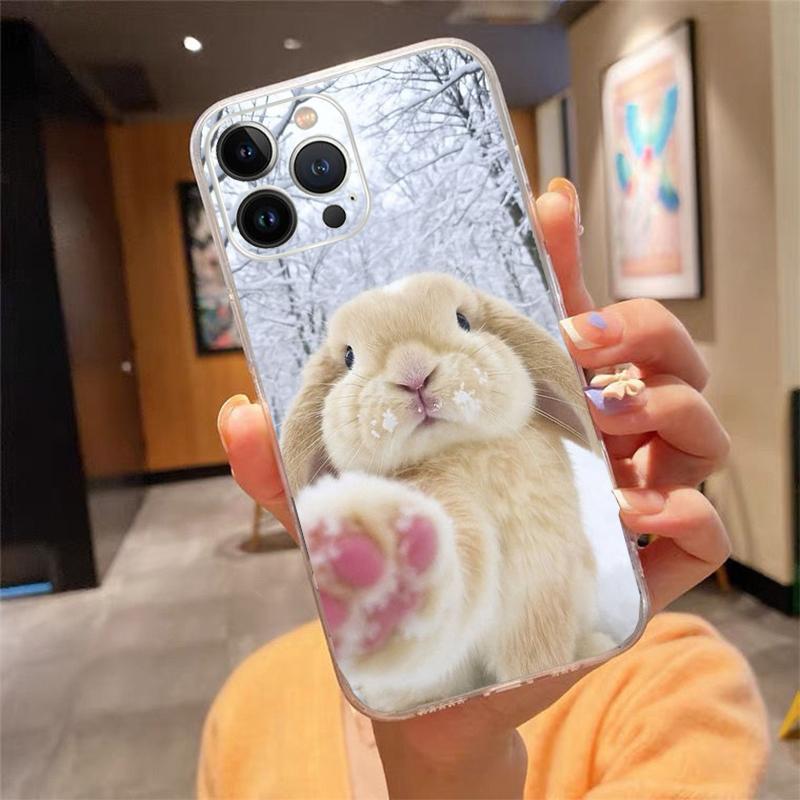 Rabbit Animal Phone Case For iphone 17ProMax 17 Pro Air 16 15 14 13 Pro Max 16 15 14 13 Pro 15Plus