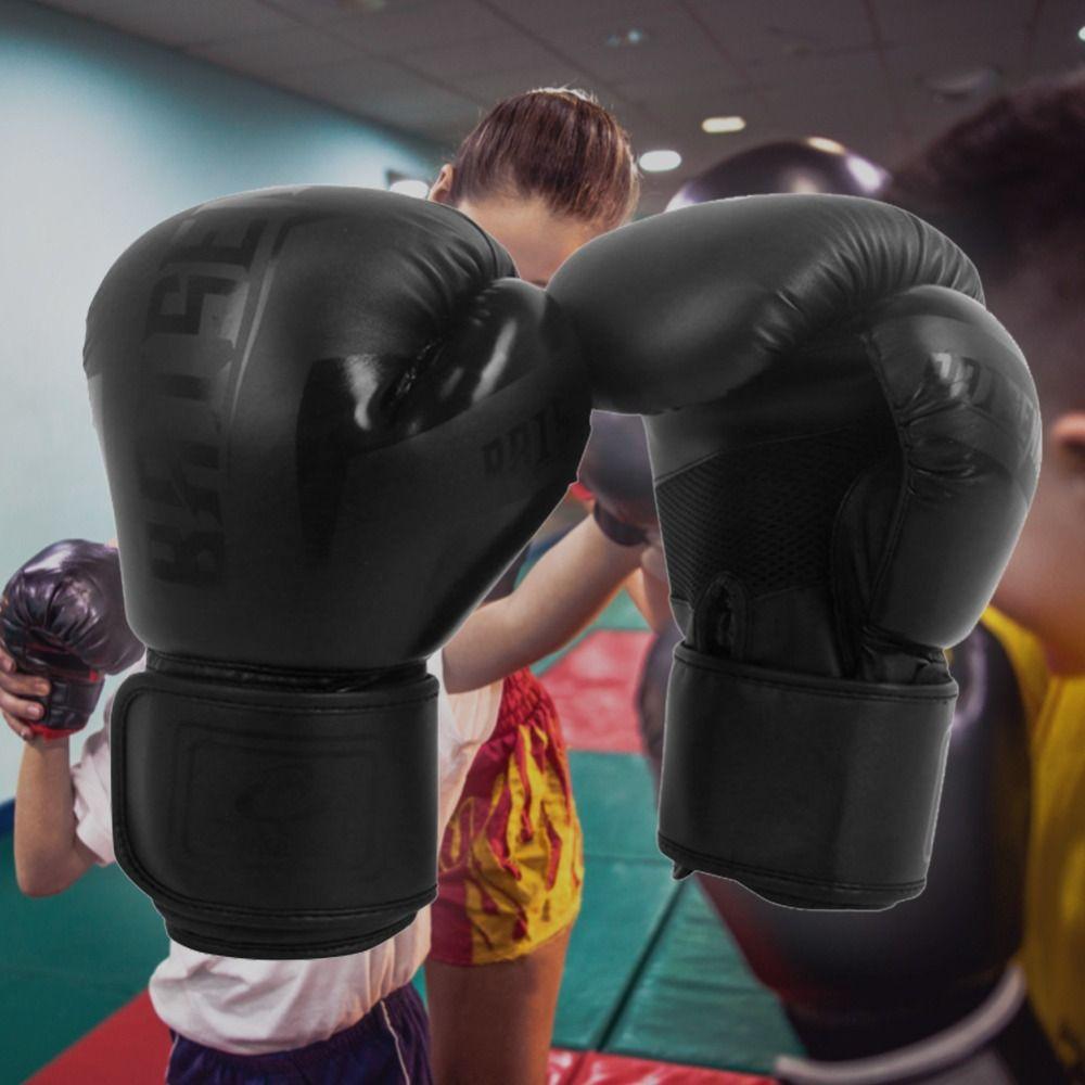 1 Paie of 8 oz 10 oz Boxing Gloves Wear-resistant Punching Gloves  Welterweight Kickboxing