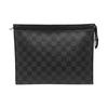 [Použité] Pochette Voyage MM 'Černé plátno Damier Graphite' - Velmi dobrý stav #MSPJBH