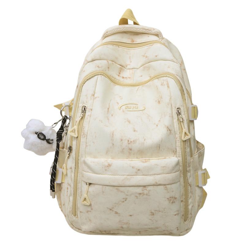 School bag 25 summer new simple large capacity junior high school students backpack travel computer bag female