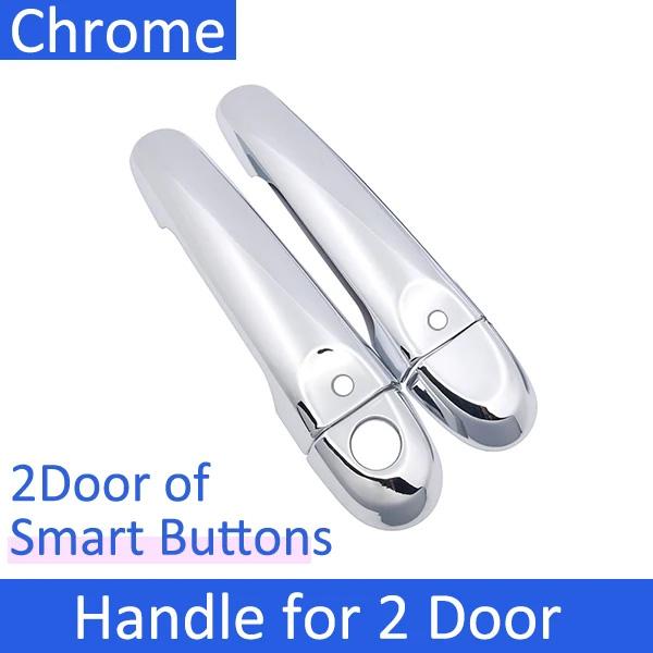 Door Handle Cover For Nissan Juke F15 2011~2019 Chrome Exterior Door Handles Car Accessories Stickers 2014 2015 2016 2017 2018