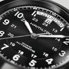 [Hamilton] Khaki Field King Auto Black 40mm Leather Strap H64465733