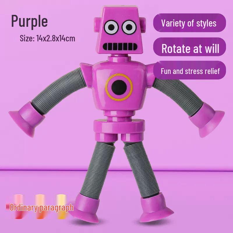 Telescopic Luminous Giraffe Robot Toy – Creative Educational Cartoon for Kids