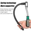Flexible Socket Extension, Flexible Wrench Extension Drive Socket Driver Handle 2pcs (250MM,350MM)