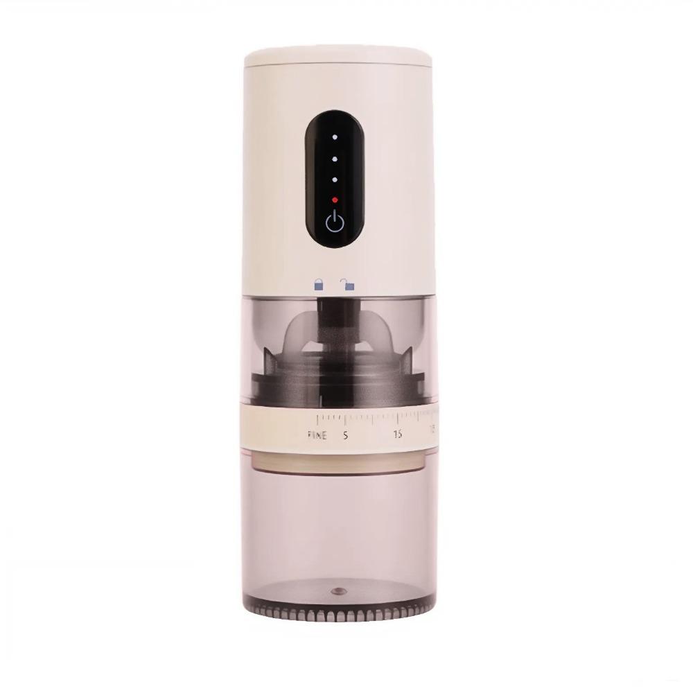 

Ceramic Grinding Core Coffee Bean Grinding Machine Automatic Coffee Bean Mill Travel Beige Touch
