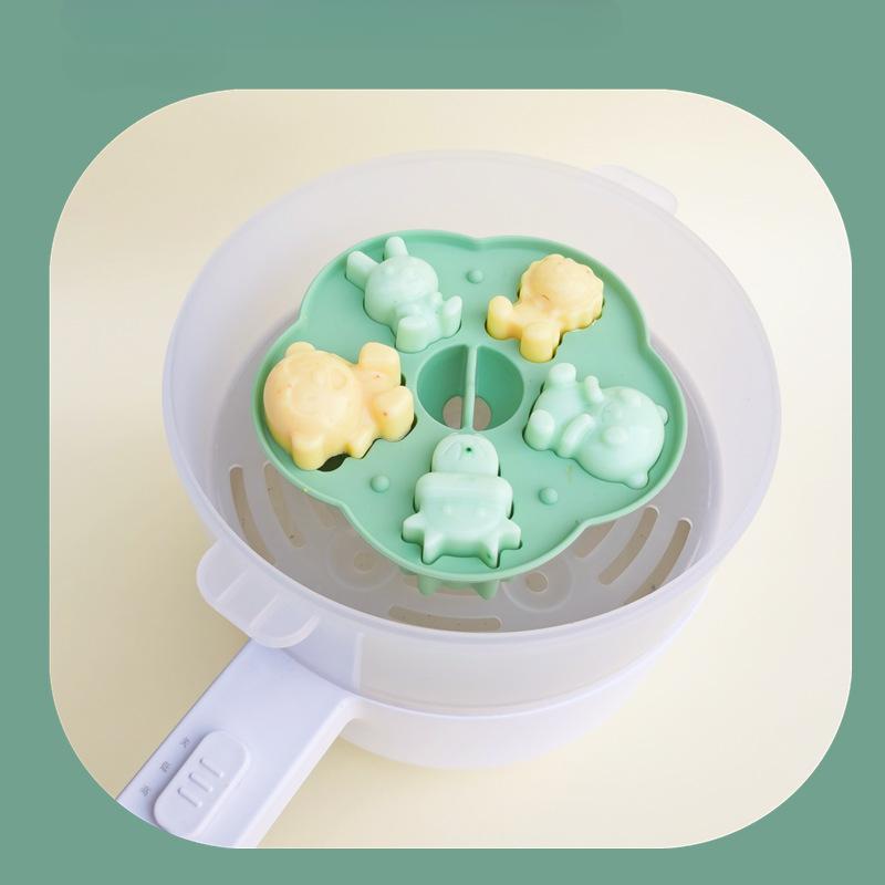 Silicone Cake Mold, Steam Rice Cake Mold, Cartoon Cake Mold, Can Be Steamed, Insert The Stick, Baby Food Molds