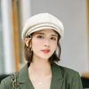 WTEMPO Solid Color Windproof Cold-proof Retro Elegant Warm Thicke Hats Women's Autumn Winter Casual Versatile Hats