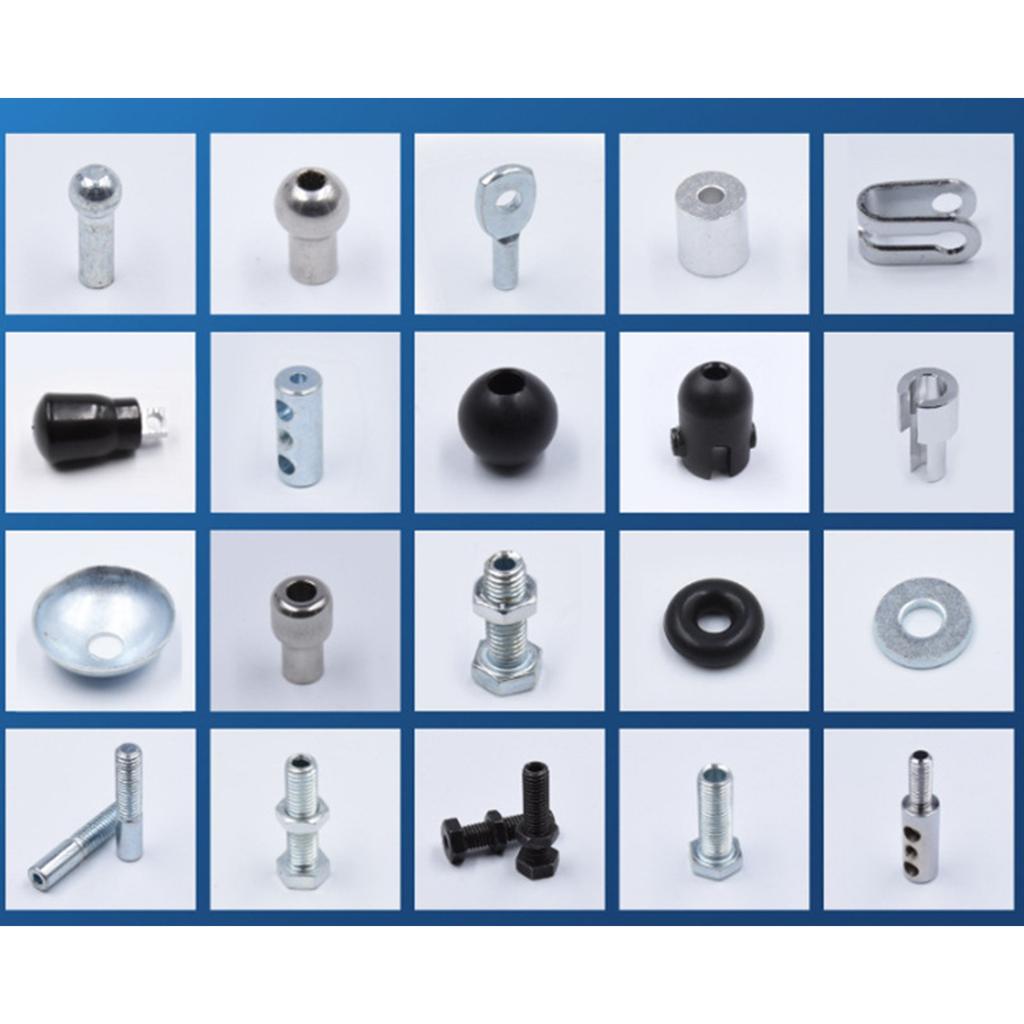 Durability Fitness Rope Head Rivets Upgraded Fitness Gears Iron Cable Fittings Suitable for Athletes and Trainers