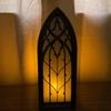 Fantasy Window Book Nook with Light Retro Light-up Window Booknook Bookshelf Insert Decoration Gift for Book Lovers