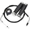 HIAORS Throttle Twist Grip Set 78" Scooter Throttle Cable For GY6 50Cc, 80Cc, 125Cc, 150Cc QMB139 157QMJ Jonway Roketa Nst Taotao Vip Future Champion