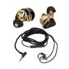 Wired Monitor Earbuds Crisp Treble Powerful Bass Pure Copper   Unit Monitor Earphone with Detachable   Cable