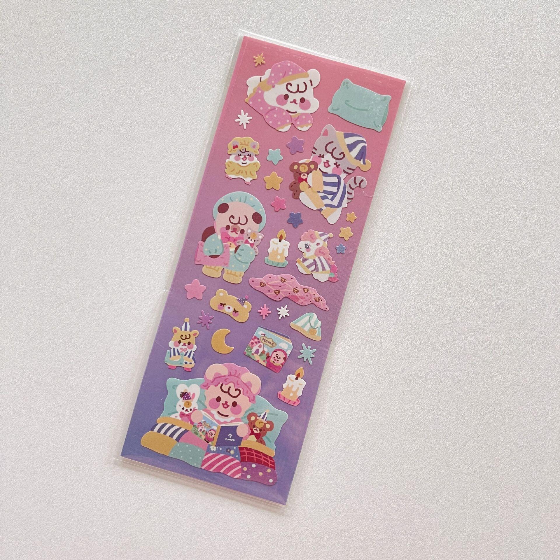 Милый мультфильм Декоративная лазерная наклейка INS Gooka Декоративная наклейка — фото 9