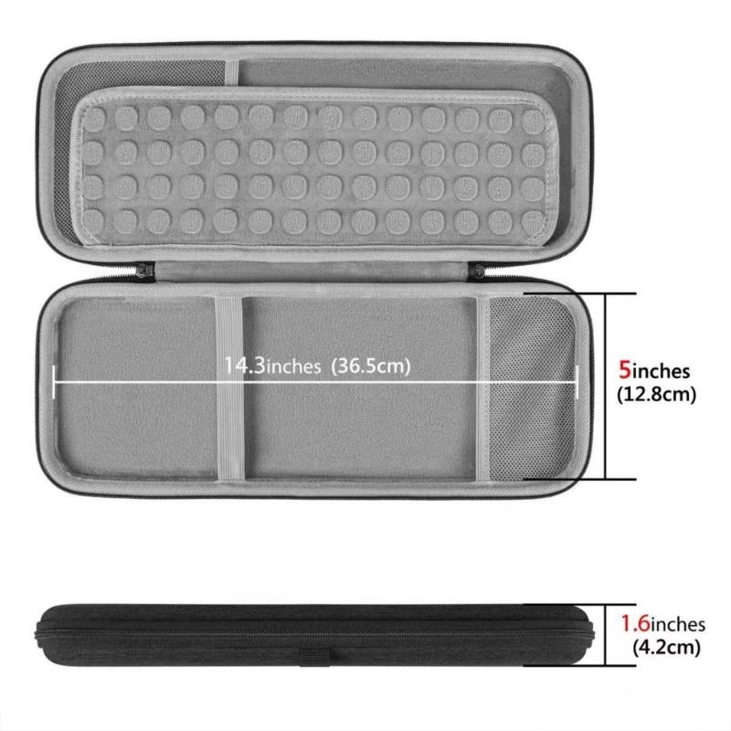 Heavy Duty Travel Dustproof Case Shockproof Portable Storage Bag Replacement for K380 PEBBLE 2 COMBO Keypad Mouse