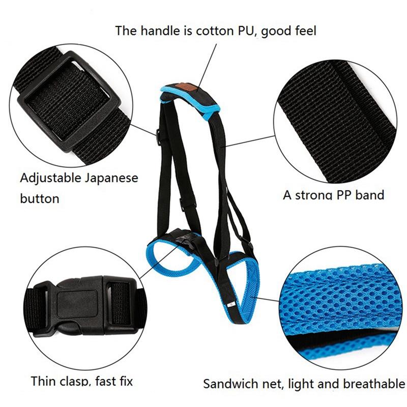 Dog Lift Harness for Large Dogs Soft Padded Adjustable Dog Back Leg Sling for Old Disabled Joint Injuries Pet Rear Leg Support