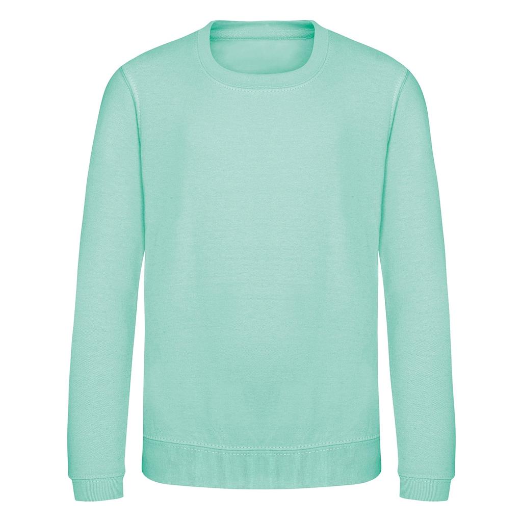 Awdis Just Hoods Childrens/Kids Plain Crew Neck Sweatshirt