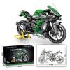 2088PCS H2 SX Motorcycle Building Blocks City Racing Motor Bike Model Bricks Desktop Decoration Display Children's DIY Toy Gifts