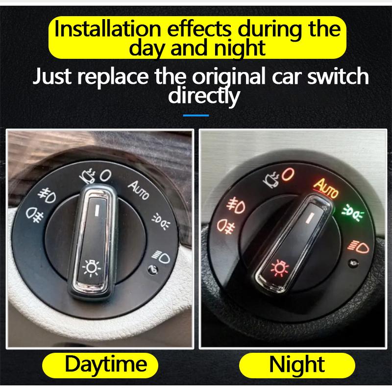 For Volkswagen VW Sharan 7M 7N 2001~ SEAT Alhambra Car Headlight Automatic Switch Accessories Upgrade Modificati 2007 2012