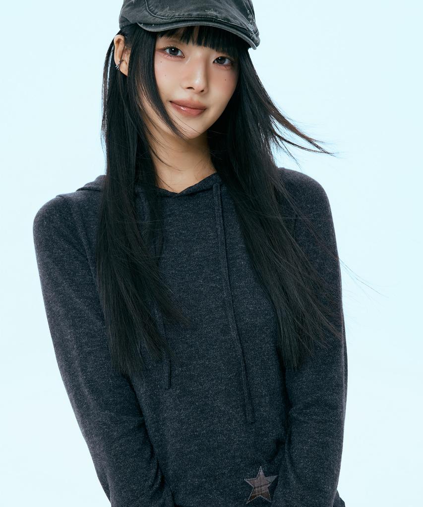 MIXXO Star Patch Hoodie Re Lwg128S_Miwlwg21Qs