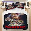 Name Custom Monkey D. Luffy Anime Soft and Comfortable Duvet Cover, Children's Bedding Set Gift, Various Sizes Available Lxr2