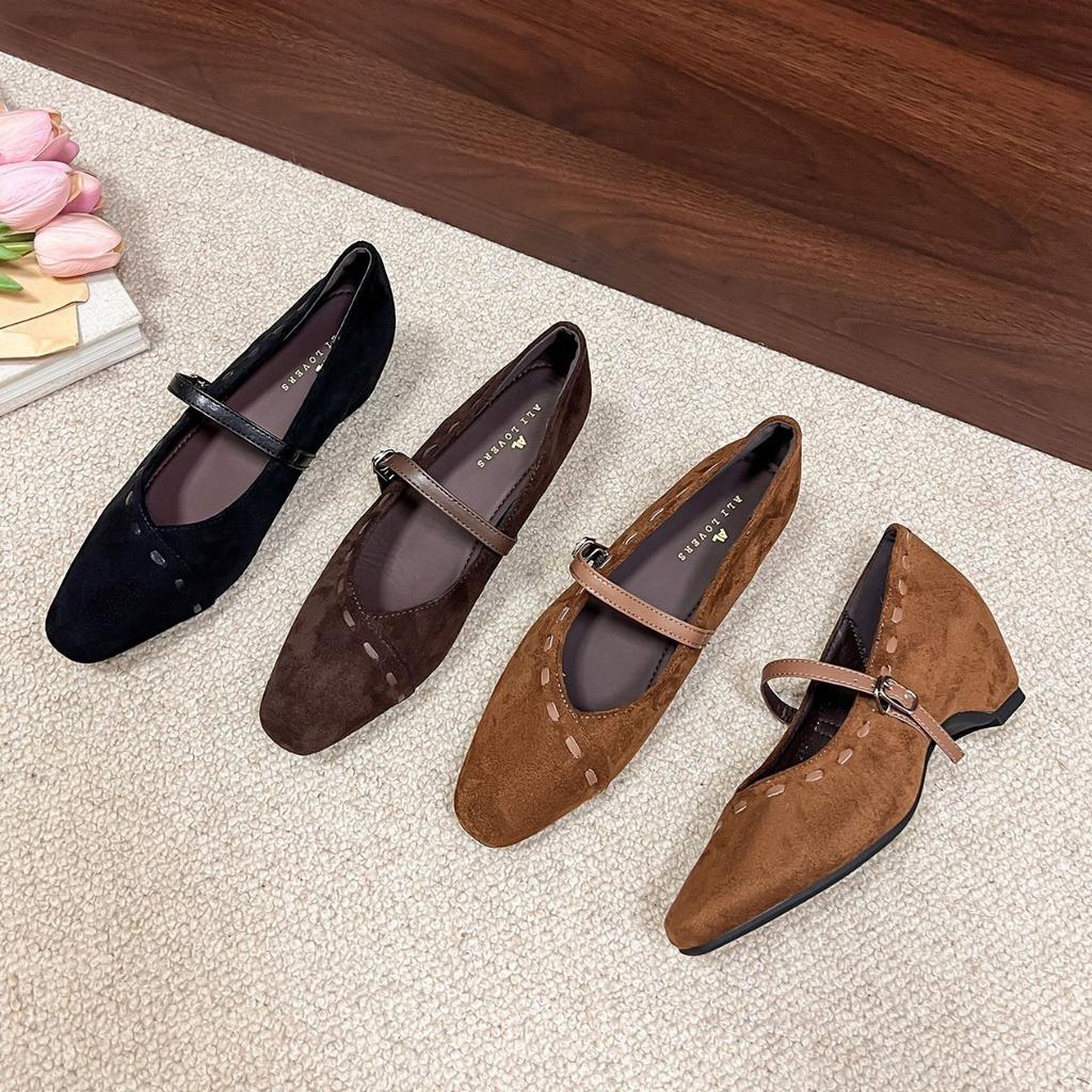 Retro thick heel inner height increase leopard print Mary Jane shoes women's shoes 2025 spring and autumn new versatile single shoes evening shoes