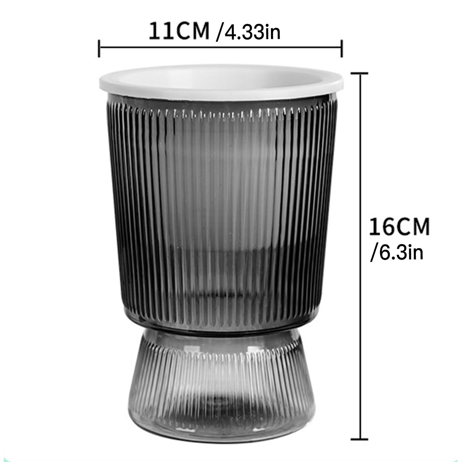 

Self Watering Hydroponic Flower Pot Automatic Indoor Mini Planter Vase Succulent Flowerpots Planter Home Bonsai Garden Decors 10x13cm