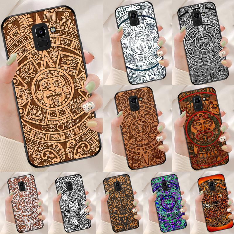 Mayan Calendar Wood Pattern For Samsung Galaxy M53 M33 M11 M21 M31 M12 M13 M14 M15 M35 M34 M54 M32 M52 M06 M16 M55 Case