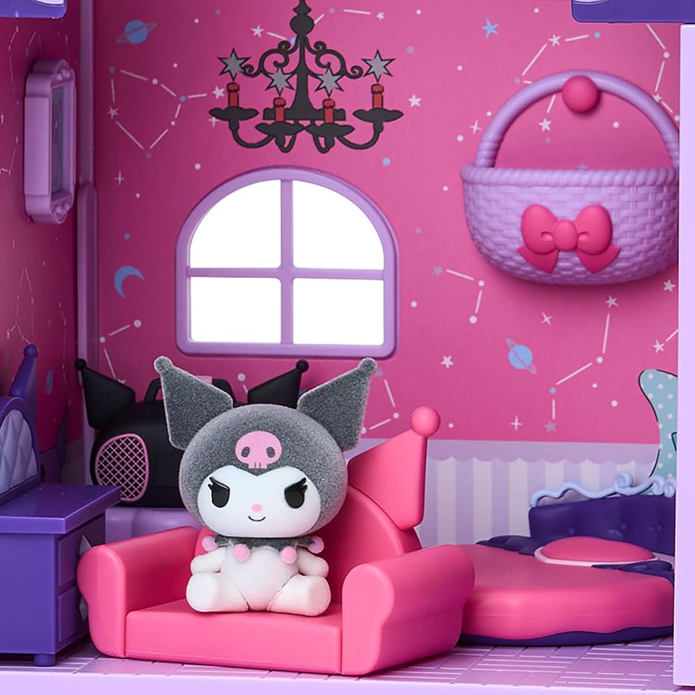 Sanrio My Melody & Kuromi Dollhouse ABS Plastic PVC Age 3 and Up Playset