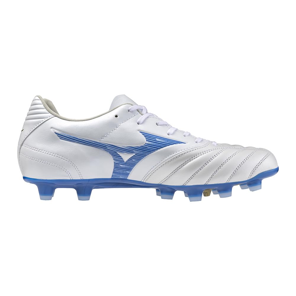 Mizuno Monarcida NEO 3 Wide PRO Soccer Club White x 3E Cleats, Football, Wide, Lightweight, Blue, 28.0 cm,