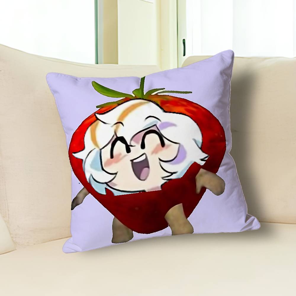 Cute C-Chuy M-Mines Anime Celebrity Merchandise All-Match Printed Pillow Case Sofa Car Office Room Decoration Protector