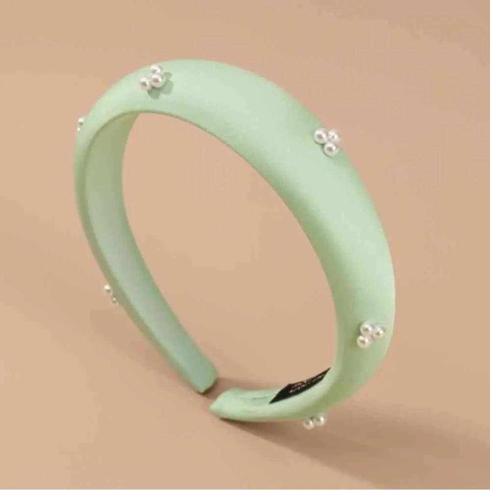 Pearl Hairband Mint Premium Headband Women s Headband