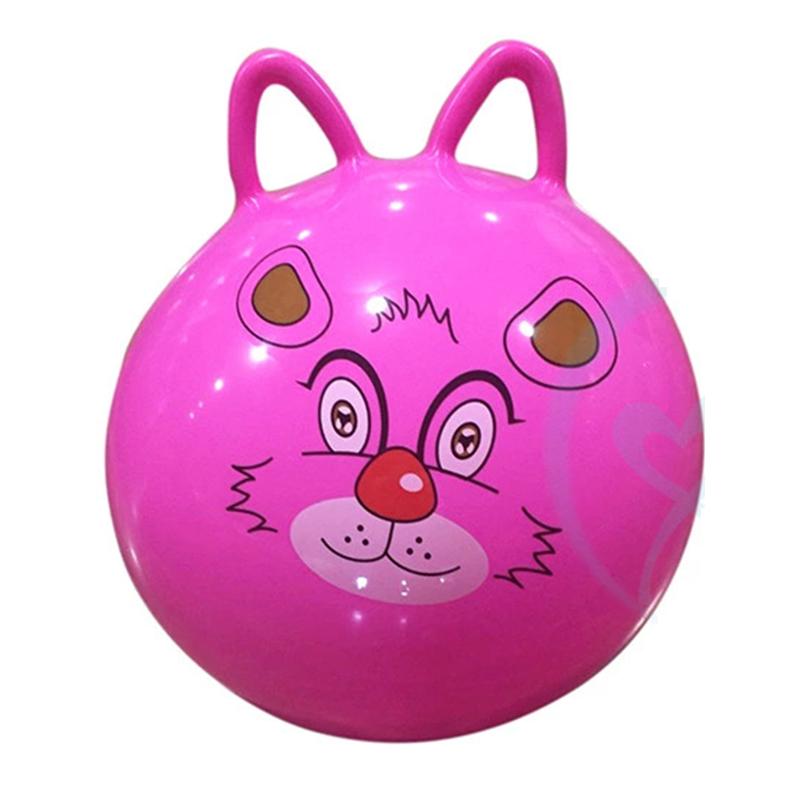 45Cm T-Handle Dinosaur Sheep Horn Ball Claw Bouncing Ball Inflatable Balloon Kids Toy Children Sports Indoor Outdoor Game Gifts