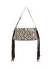 Bolsa de Ombro com Franjas FWGB261324 PYTHON Tamanho Único [FRAY I.D] Feminina