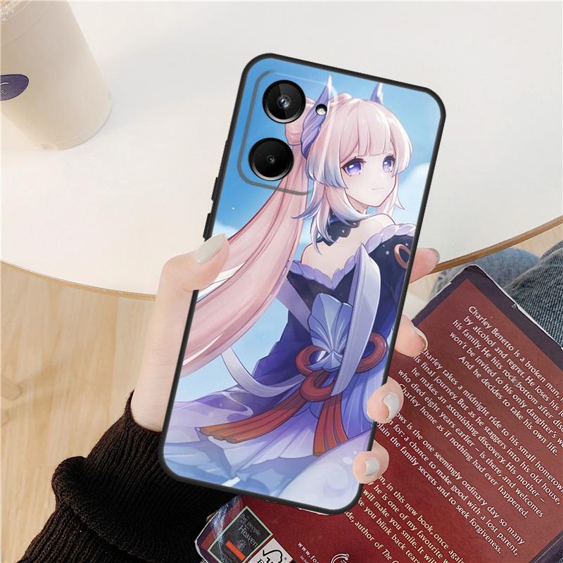 Sangonomiya Kokomi Genshin Impact Case For Realme GT 7 Pro GT 6T 6 5 C55 C53 C51 C21Y C25S C61 C67 C75 10 11 12 13 14 Pro Plus