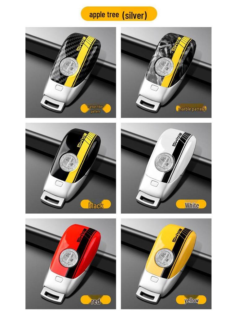 Ανταλλακτικό Πίσω Κάλυμμα σε Στυλ AMG για Κλειδί Mercedes - Συμβατό με E-Class, C-Class, GLC-Class, A-Class, GLE