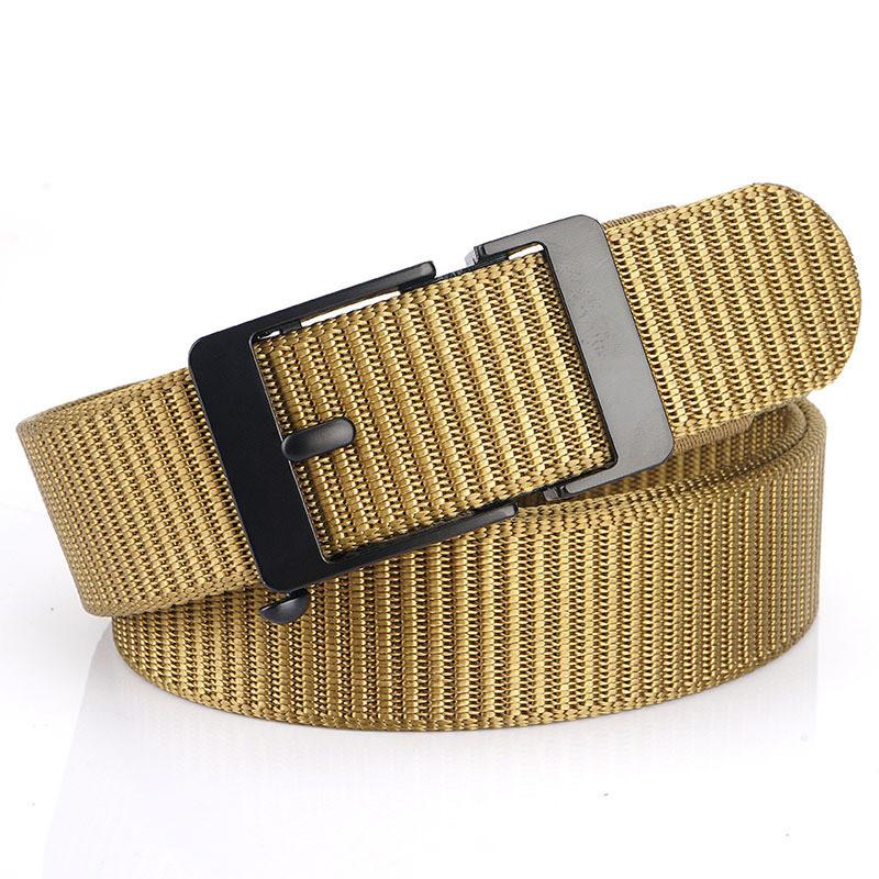 Unisex Belt Versatile And Slimming With Metal Buckle Belt Paired With Jeans