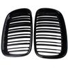 Rhyming Front Bumper Racing Kidney Grille Dual Single Slat Air Intake Grill Fit For BMW X5 E70 X6 E71 2007-2013 Car
