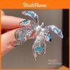 Butterfly Alloy Ring With Oil Drop Design For Women Fashion Accessories