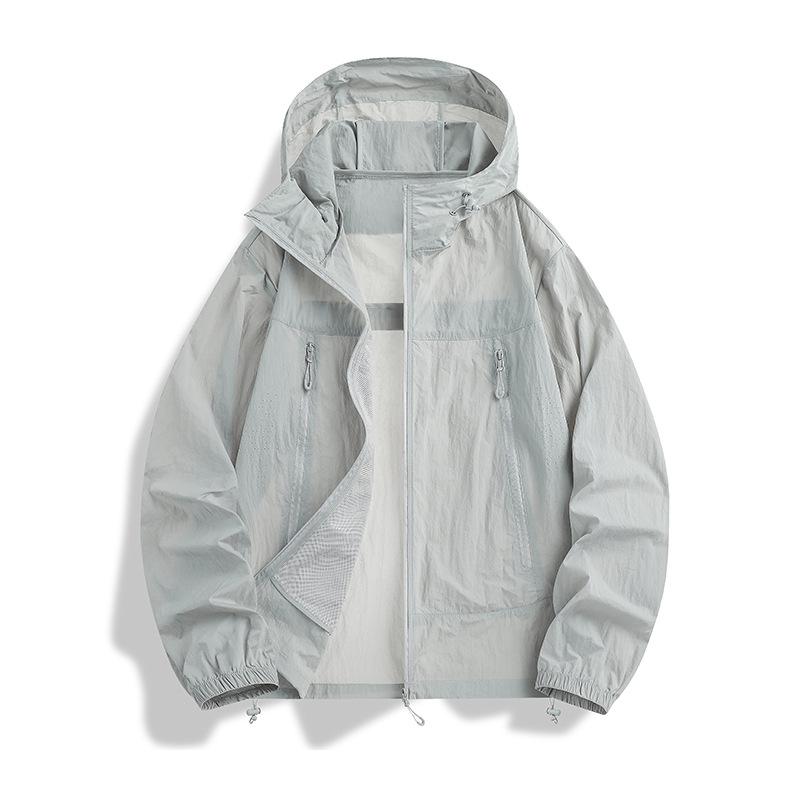 Unisex Sun Protection Jacket UPF100+ UV Protection Lightweight Breathable Outdoor Hiking Climbing Sun Hoodie for Summer