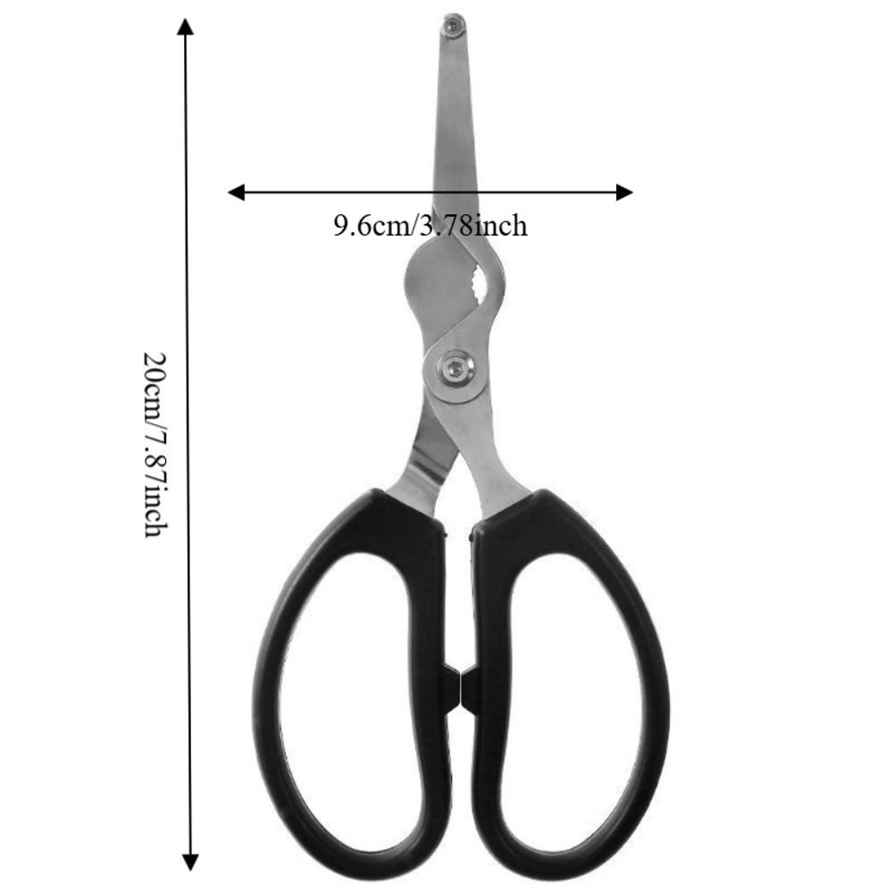 Professional Lobster Scissor Stainless Steel Shrimp Peeler Kitchen Gadget Crayfish Scissor Home