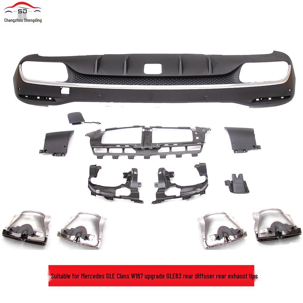Universal Rear Diffuser Exhaust Tip for Mercedes GLE-Class W167 GLE63 (19 Models)