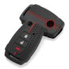 3 Buttons Silicone Car Key Cover Case Protect Skin Shell for Ssangyong Tivoli Rexton Korando C Actyon KYRON Keychain Accessories