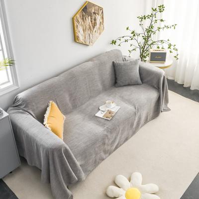 Solid Color Chenille Sofa Towel Four Seasons Universal All-Inclusive Anti-Scratching Sofa Cover Cushion Cover Cloth