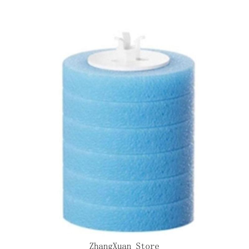 

3XUF Automatic Rotating Toilet Scrubber Wall Mountable Hand Without Toilet Clener set