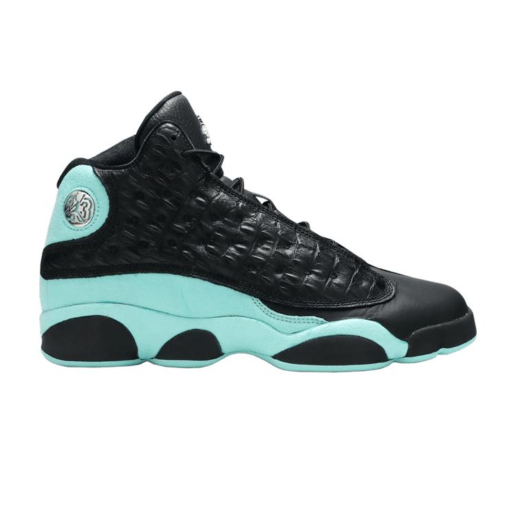 Jordan 13 Retro Black Island Green (GS) 36