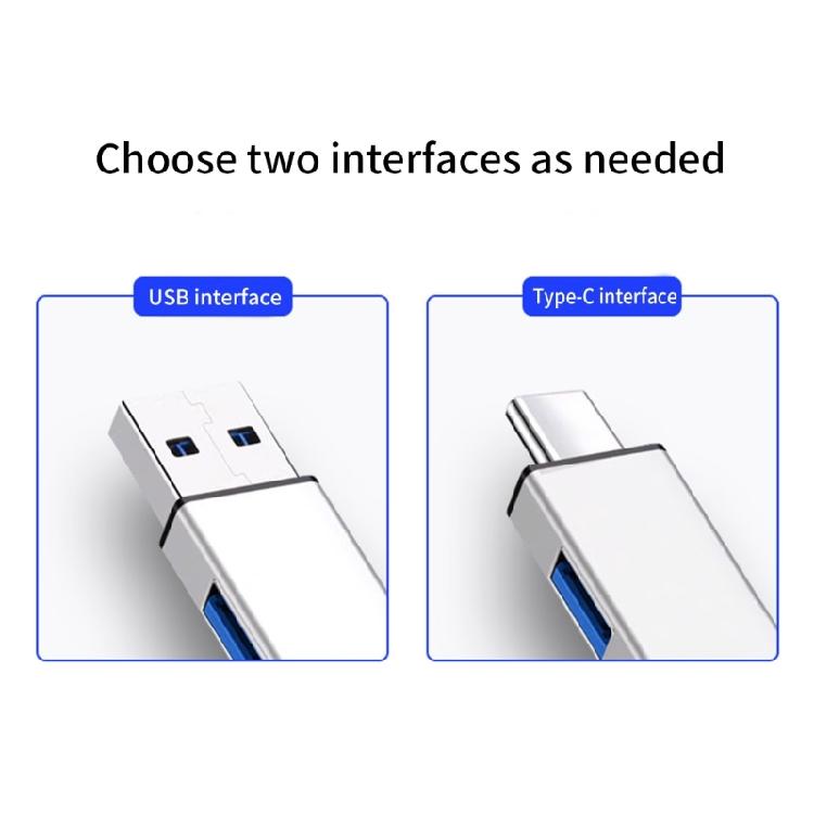 Efficiency USB C Hub 3Ports USB3.0 Hub for 5Gbps Data Transfer USB2.0 480Mbps