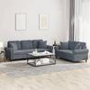 VidaXL Sofa Set with 2 Pcs Cushions, Sofas with Armrests and Backrest, Furniture Set, Living Room Furniture, 3202271