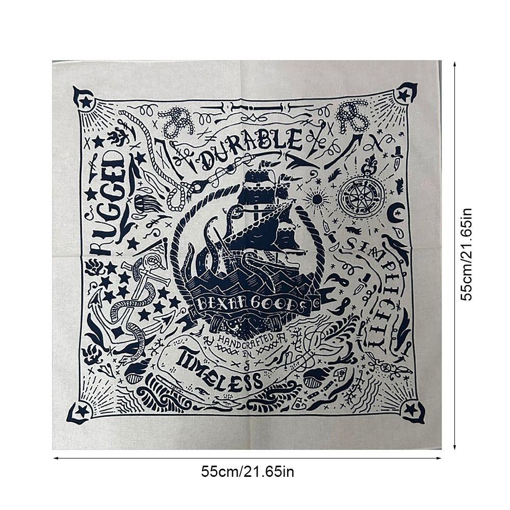 1Pcs Multi-purpose Square Bandana Multi-colored Hiphop Scarf New Headband Headscarf  for Men Women