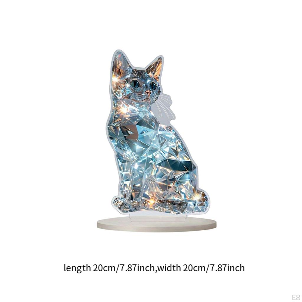 Acrylic Animal Decor 2D Flat Sign Attractive Table Decoration Ornament for Restaurant Cabinet