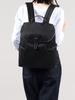 AB25 Women's Black Nylon Casual Backpack: Lightweight, Waterproof Laptop Bag for Travel and Commuting