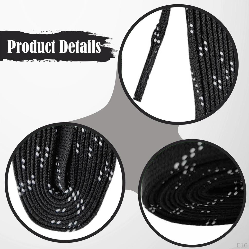 Eishockey Schnürsenkel Stiefel Mehrzweck Flach Figur